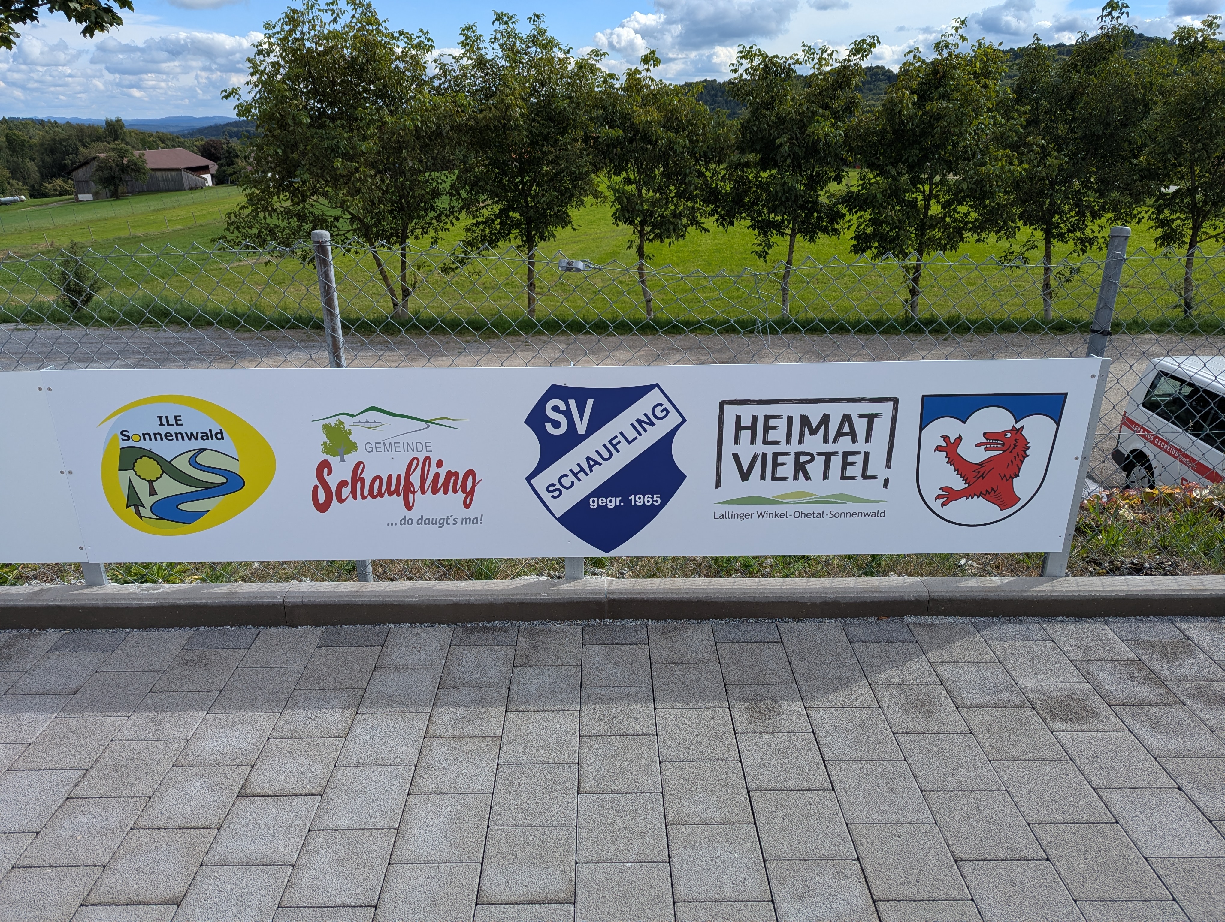 SV Schaufling – Sponsorenbanner